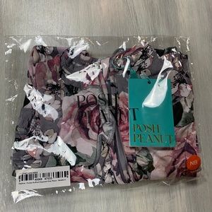 Posh Peanut Daphne Footie Ruffled Zippered 1 Piece